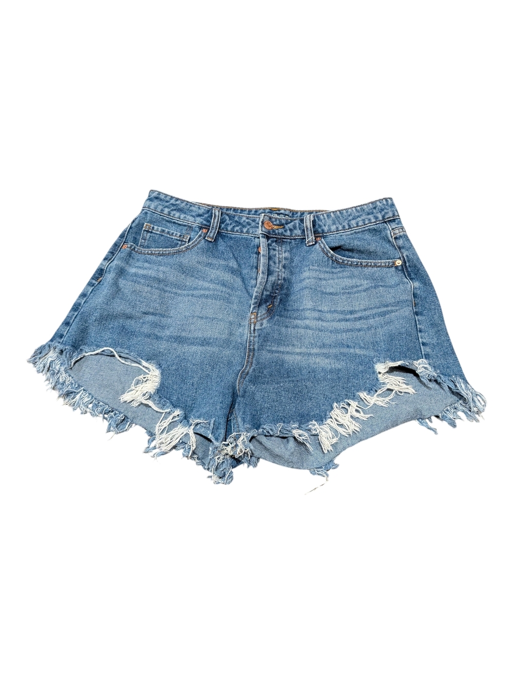 wild fable Distressed Light Blue Denim Cutoff Shorts